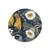 Kowhai and daisy cork backed coaster designed by NZ artist Tanya Wolfkamp.