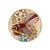 Cork backed coaster featuring a screenprinted fantail design by NZ artist Tanya Wolfkamp.