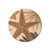 Cork backed coaster featuring a patangaroa/starfish design by Tanya Wolfkamp.