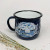 Enamel mug, P - Class imagery by Woflkamp and Stone