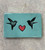 Large Tile - 2 Birds with Heart Blue