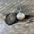 Fluted cockle silver necklace