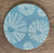 Kina in blue coaster by Jo Lupin