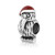 Sterling silver and enamel Christmas kiwi charm from Evolve New Zealand.