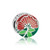 Pohutukawa, admired, sterling silver and enamel charm from Evolve New Zealand.