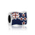 NZ flag sterling silver and enamel charm from Evolve New Zealand.