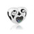 NZ paua and sterling silver love paua charm from Evolve New Zealand.
