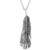 Sterling silver statement huia necklace from Evolve New Zealand.