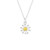 Sterling silver wild daisy necklace from Evolve New Zealand.