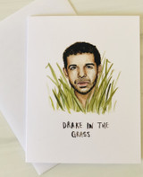 Drake in the Grass, blank greeting card Drake in the Grass, blank greeting card