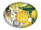 Michel Design Glass Soap Dish: Lemon Basil Michel Design Glass Soap Dish: Lemon Basil