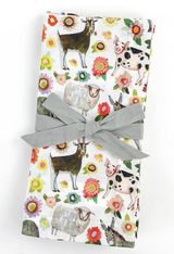 Cloth Napkins, set/4: Farmer's Market Cloth Napkins, set/4: Farmer's Market