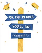 "Oh the Places You’ll Go," Blank Greeting Card