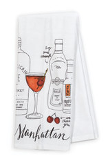 Manhattan Classic Cocktail Tea Towel Manhattan Classic Cocktail Tea Towel