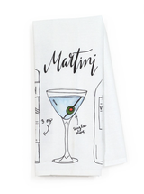 Martini Classic Cocktail Recipe Tea Towel Martini Classic Cocktail Recipe Tea Towel