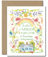 "Plant a Garden," Blank Greeting Card "Plant a Garden," Blank Greeting Card