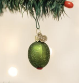 Stuffed Green Olive Glass Ornament Stuffed Green Olive Glass Ornament