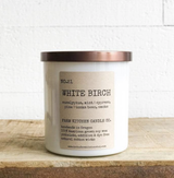 White Birch Soy Candle, 11oz White Birch Soy Candle, 11oz
