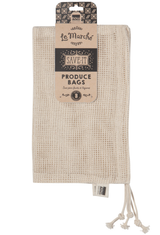 Produce Bags, Cotton Mesh, Set/ 3 Produce Bags, Cotton Mesh, Set/ 3