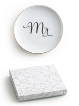 "Mr" Porcelain and Gold Plate, 6" "Mr" Porcelain and Gold Plate, 6"