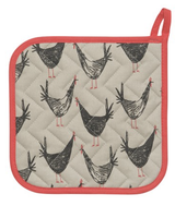 Chicken Scratch, Printed Potholder Chicken Scratch, Printed Potholder