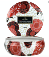 Voluspa Spiced Goji Tarocco Orange, 3-Wick Candle in Tin Voluspa Spiced Goji Tarocco Orange, 3-Wick Candle in Tin