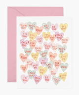 Valentine Sweethearts, Rifle Paper Co. Blank Greeting Card Valentine Sweethearts, Rifle Paper Co. Blank Greeting Card