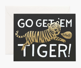 "Go Get 'em Tiger," Rifle Paper Co. Blank Greeting Card "Go Get 'em Tiger," Rifle Paper Co. Blank Greeting Card