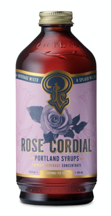 Rose Cordial: Cocktail & Soda Syrup, 12oz Rose Cordial: Cocktail & Soda Syrup, 12oz