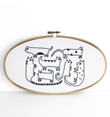 Cats Embroidery Kit Cats Embroidery Kit