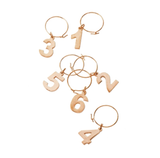 Copper Wine Glass Charms Copper Wine Glass Charms