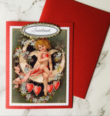 "Sweetheart" Glittered Blank Greeting Card "Sweetheart" Glittered Blank Greeting Card