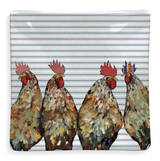 Roosters Decorative Dish, 4.5"x4.5" Roosters Decorative Dish, 4.5"x4.5"