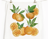 Oranges Honey Brush Design Tea Towel Oranges Honey Brush Design Tea Towel