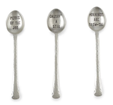 Hammered Coffee Sentiment Spoons Hammered Coffee Sentiment Spoons