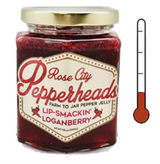Lip Smackin' Loganbery: Rose City Pepperheads Jelly, 12oz Lip Smackin' Loganbery: Rose City Pepperheads Jelly, 12oz