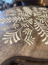 Carved Wooden Board, 18"x13" Carved Wooden Board, 18"x13"