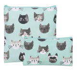 Cats Meow, Reuseable Snack Bag, set/2 Cats Meow, Reuseable Snack Bag, set/2