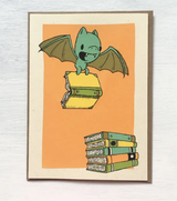 Bat Bookmark Card, Blank Inside Bat Bookmark Card, Blank Inside