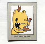Save Room for Pie, Blank Greeting Card Save Room for Pie, Blank Greeting Card