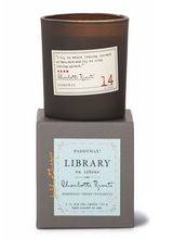 Paddywax Library Candle, Charlotte Bronte, 6.5oz Paddywax Library Candle, Charlotte Bronte, 6.5oz