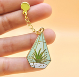 Hanging Terrarium Enamel Pin Hanging Terrarium Enamel Pin