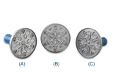 Snowflake Cast Cookie Stamps--SINGLES; CHOOSE DESIGN