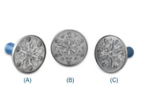 Snowflake Cast Cookie Stamps--SINGLES; CHOOSE DESIGN Snowflake Cast Cookie Stamps--SINGLES; CHOOSE DESIGN
