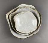 YNKS Ceramics "Oceanology" Shell Dish--CHOOSE SIZE YNKS Ceramics "Oceanology" Shell Dish--CHOOSE SIZE