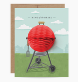 King of the Grill PopUp Greeting Card King of the Grill PopUp Greeting Card