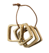 Gold Tone Napkin Holders, set/4 Gold Tone Napkin Holders, set/4