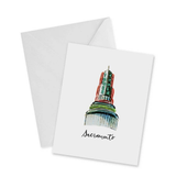 Sacramento Tower Theater, blank greeting card Sacramento Tower Theater, blank greeting card