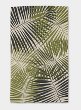 Green Fronds, Geometry Tea Towel Green Fronds, Geometry Tea Towel