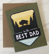 "Best Dad in the Land," Blank Greeting Card "Best Dad in the Land," Blank Greeting Card